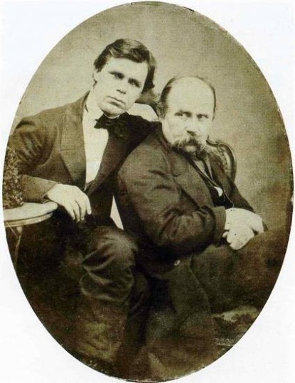 Image - Hryhorii Chestakhivsky with Taras Shevchenko.